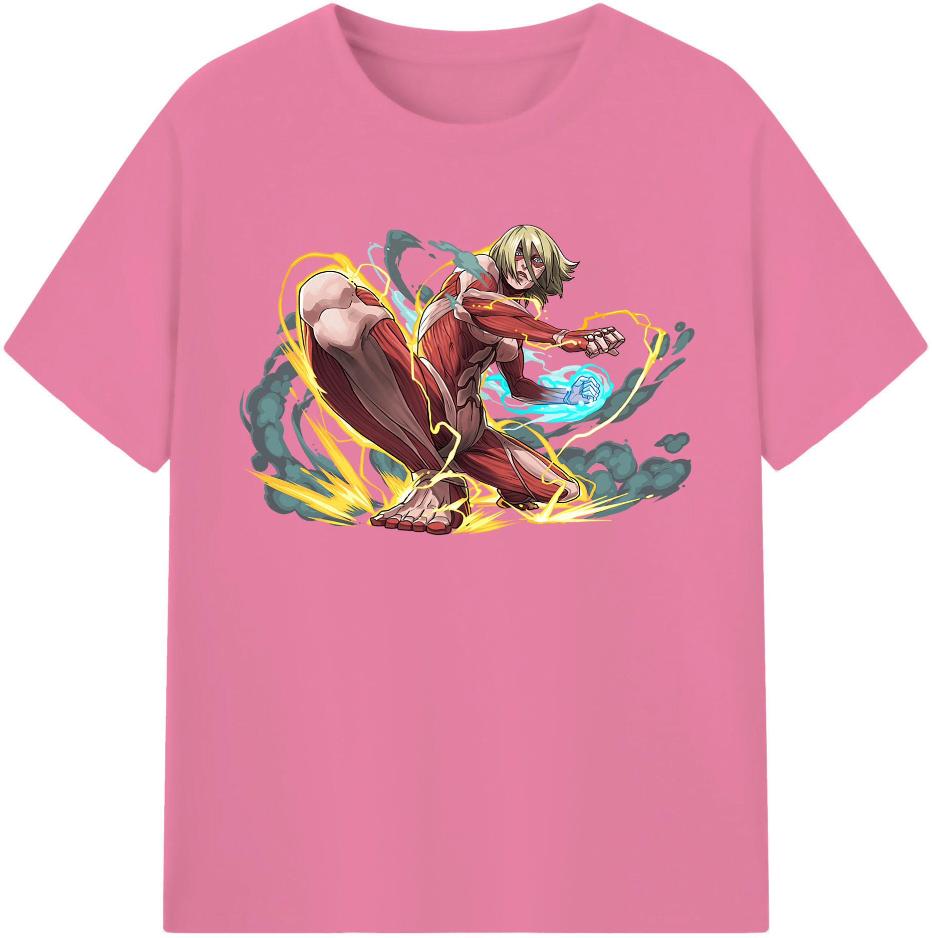 （画像用） 進撃の巨人 Attack on Titan 綿100％半袖Tシャツ（フロントプリント）